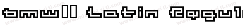 bmw字体 Latin Regular字体转换